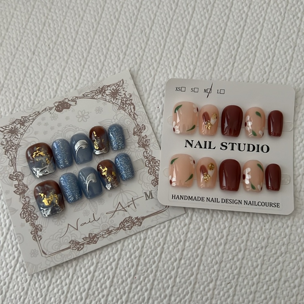 Set of 2 press on nail M